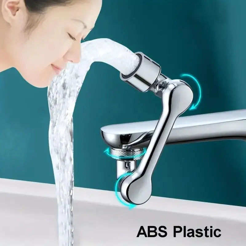 360° Rotating Faucet Aerator Splash Filter Robotic Arm Nozzle