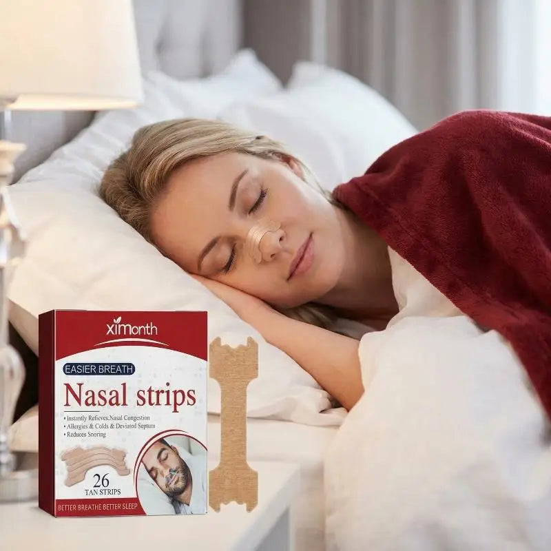XIMONTH Nasal Strips 26ct | Breathe Easy & Reduce Snoring