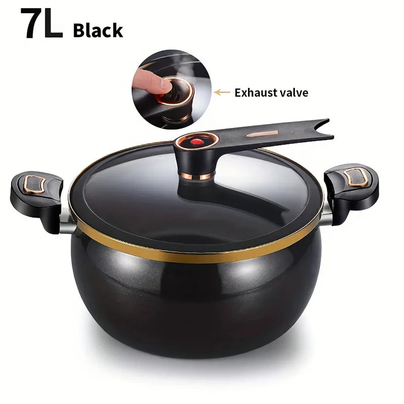 KEMORELA 7L Non-Stick Soup Pot 26cm – Induction & Gas Stove