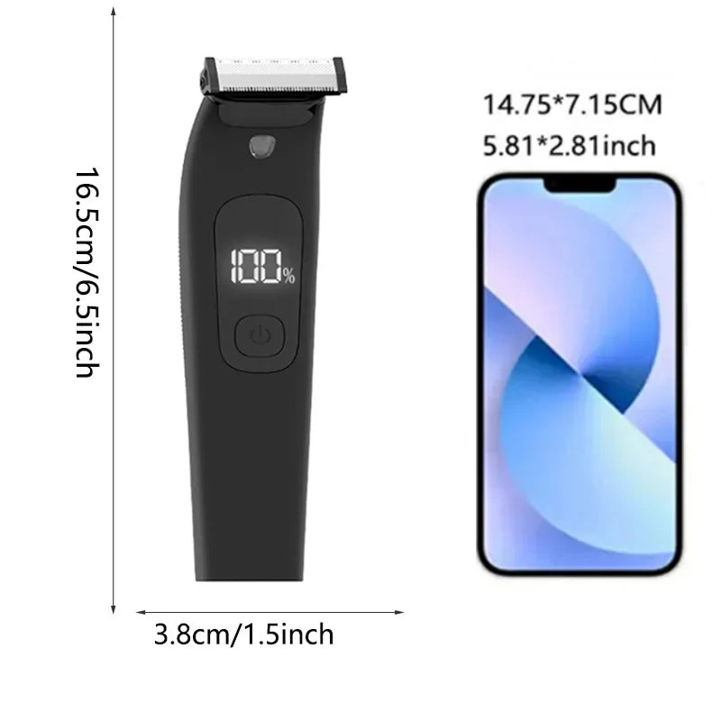 Men's Waterproof LED Electric Body Trimmer | Ceramic Blade