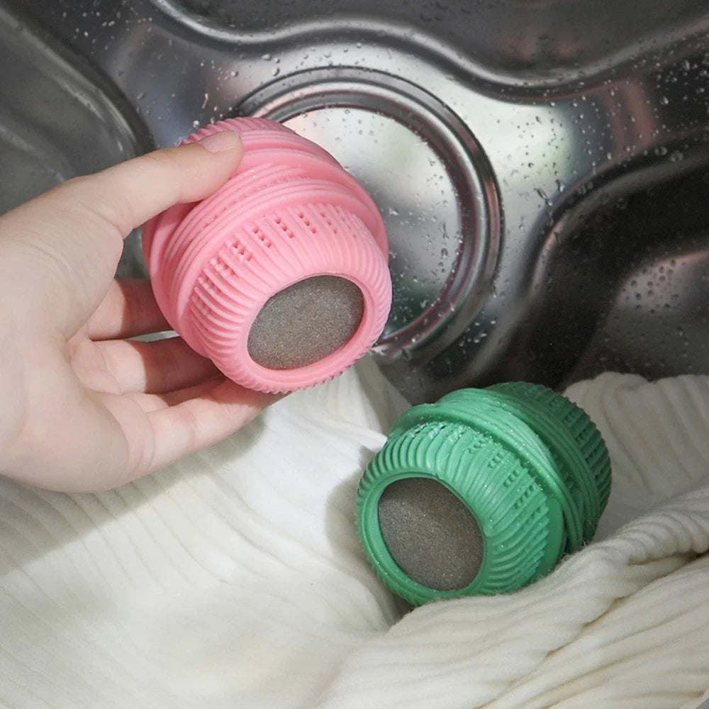 Silicone Laundry Ball – Anti-Tangle Washing Machine Cleaner