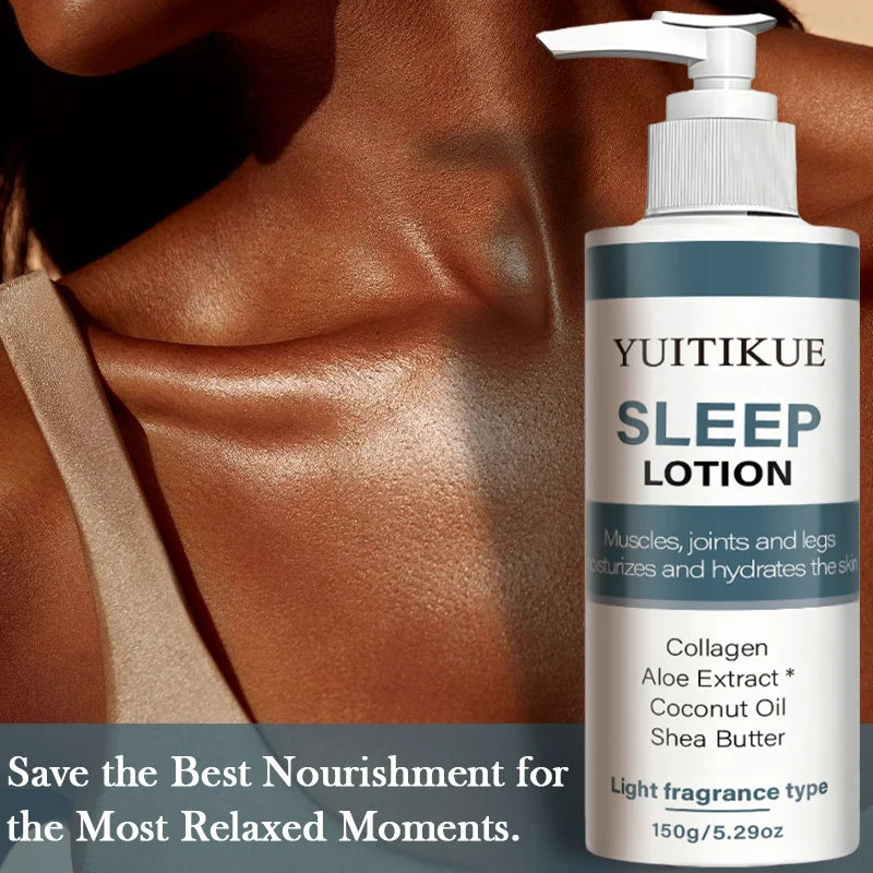 YUITIKUE Sleep Lotion – Collagen & Aloe Night Body Cream 150g
