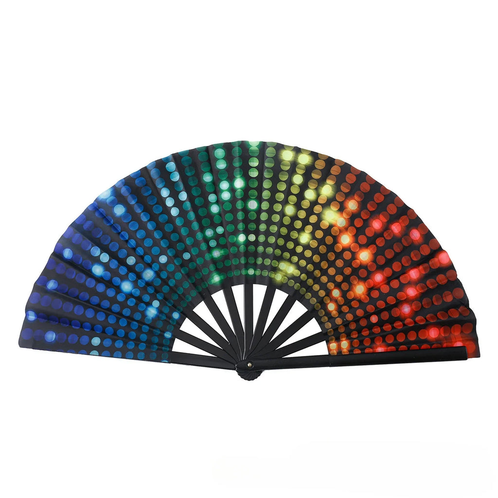 Boots Ground Hand Fan Foldable Country Line Dance Portable Large