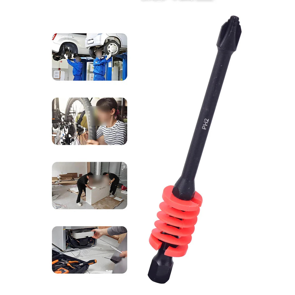 Magnetic Cross Head Screwdriver Bits 65/90/110mm Hex Shank