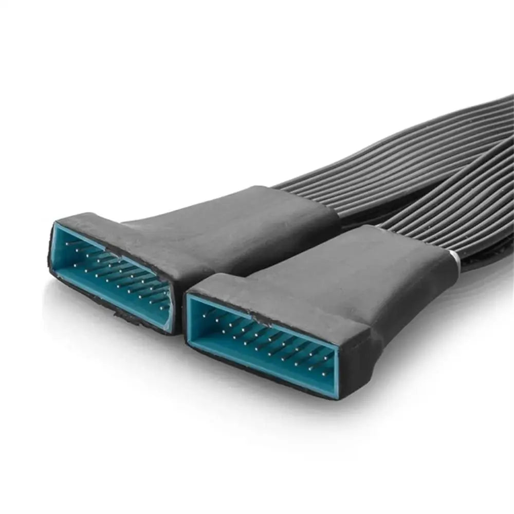 USB 3.0 19Pin 20Pin 1-to-2 Splitter Cable – Motherboard Header
