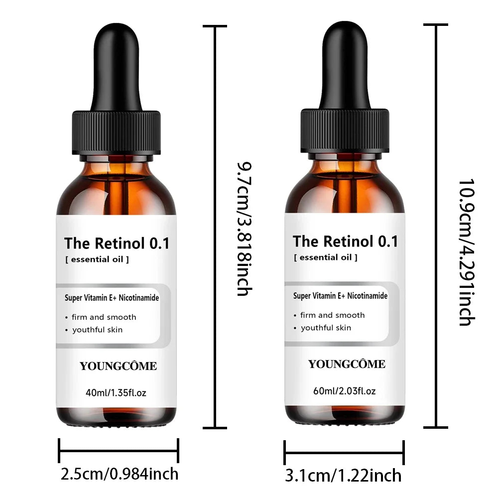 Retinol Face Serum – Vitamin E & Hyaluronic Acid | YOUNGCOME
