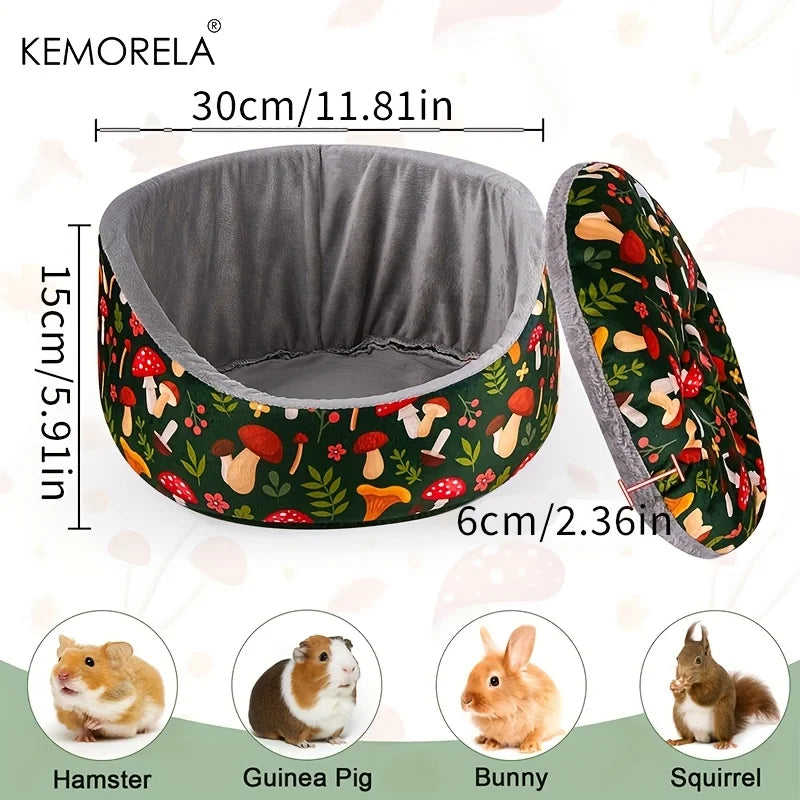 KEMORELA Guinea Pig Cuddle Bed – Soft Washable Cotton Pet Bed