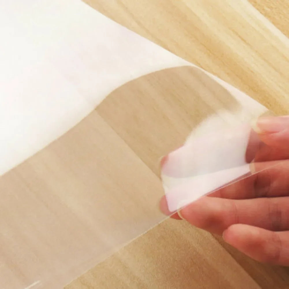 Clear PET Desk Protector Film | Anti-Scratch Table Cover Mat