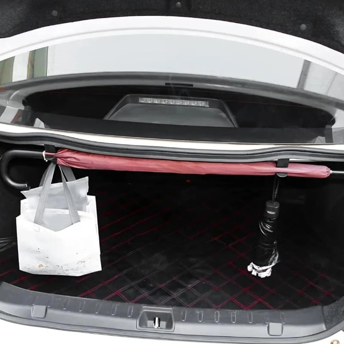 Multifunctional Umbrella Trunk Back Stand Holder Car Boot Organizer