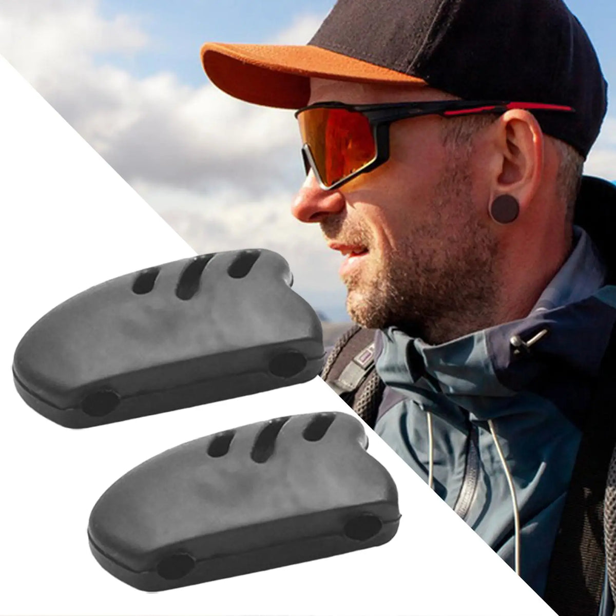 Soft Rubber Nose Pads for Eyeglasses & Sport Sunglasses
