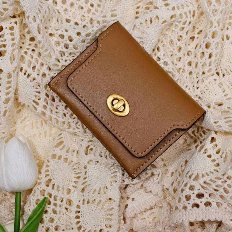 Women's PU Leather Short Wallet – Multi-Card Hasp Coin Purse