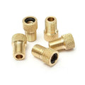 Copper Golden Bike Tire Valve Adapter – F/V to A/V Converter