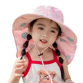 Kids Adjustable Bucket Sun Hat Cartoon Rabbit | 48–54cm Fit