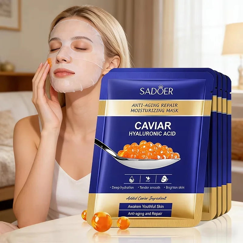 Caviar & Hyaluronic Acid Face Mask – Lifting, Firming & Hydrating