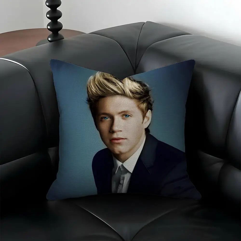 Niall Horan Linen Cushion Cover – Fan Art Printed Pillowcase