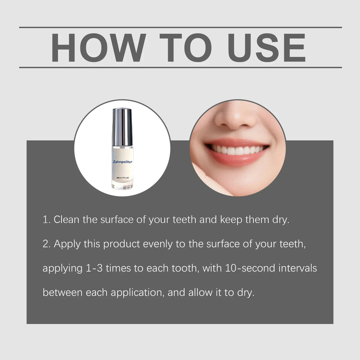 Xylitol Tooth Polish – Whiten, Freshen & Protect Enamel 5ml