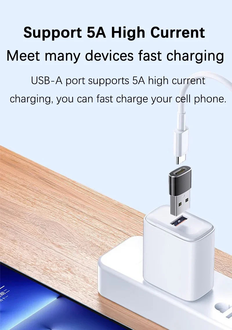 1- USB OTG Adapter Male C Female Type-c Aluminum Alloy Laptop Samsung
