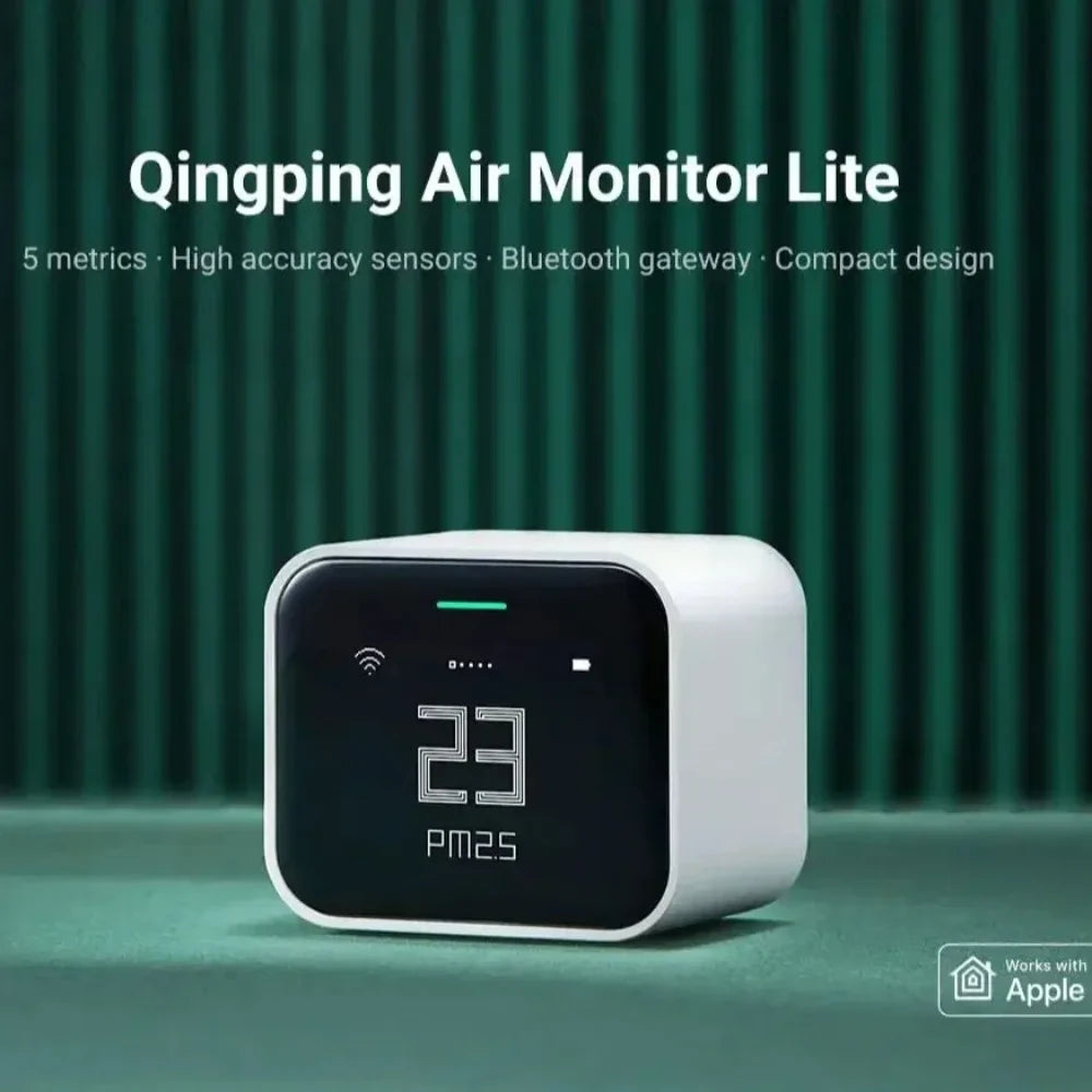 Qingping Air Detector Lite IPS Screen Touch Operation Pm2 5 Control