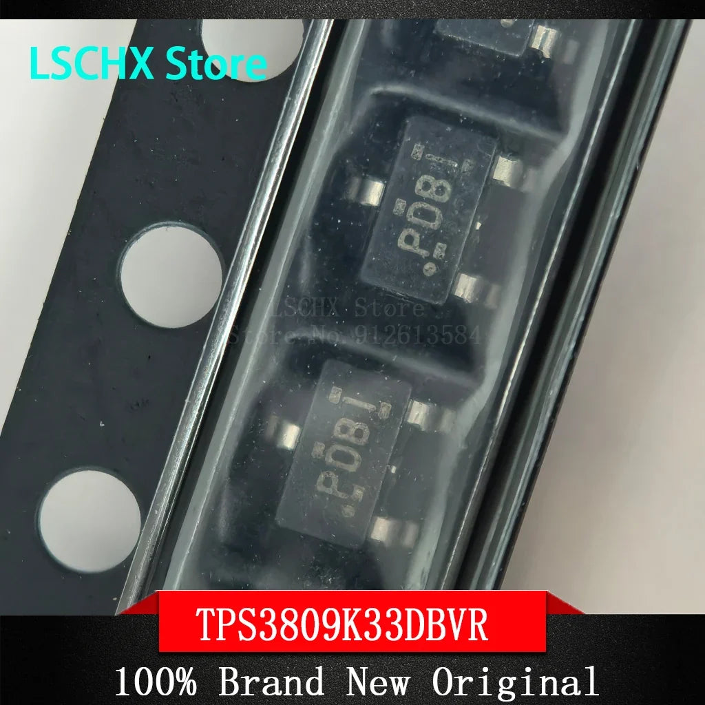 10pcs TPS38xx Voltage Supervisor ICs – 3.3V Reset Monitor