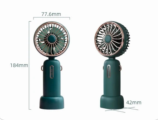 URGGU Mini Folding USB Rechargeable Handheld & Neck Fan