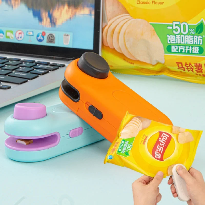 Portable Mini Sealer 1 Heat Snacks Home Use Rechargeable Vacuum