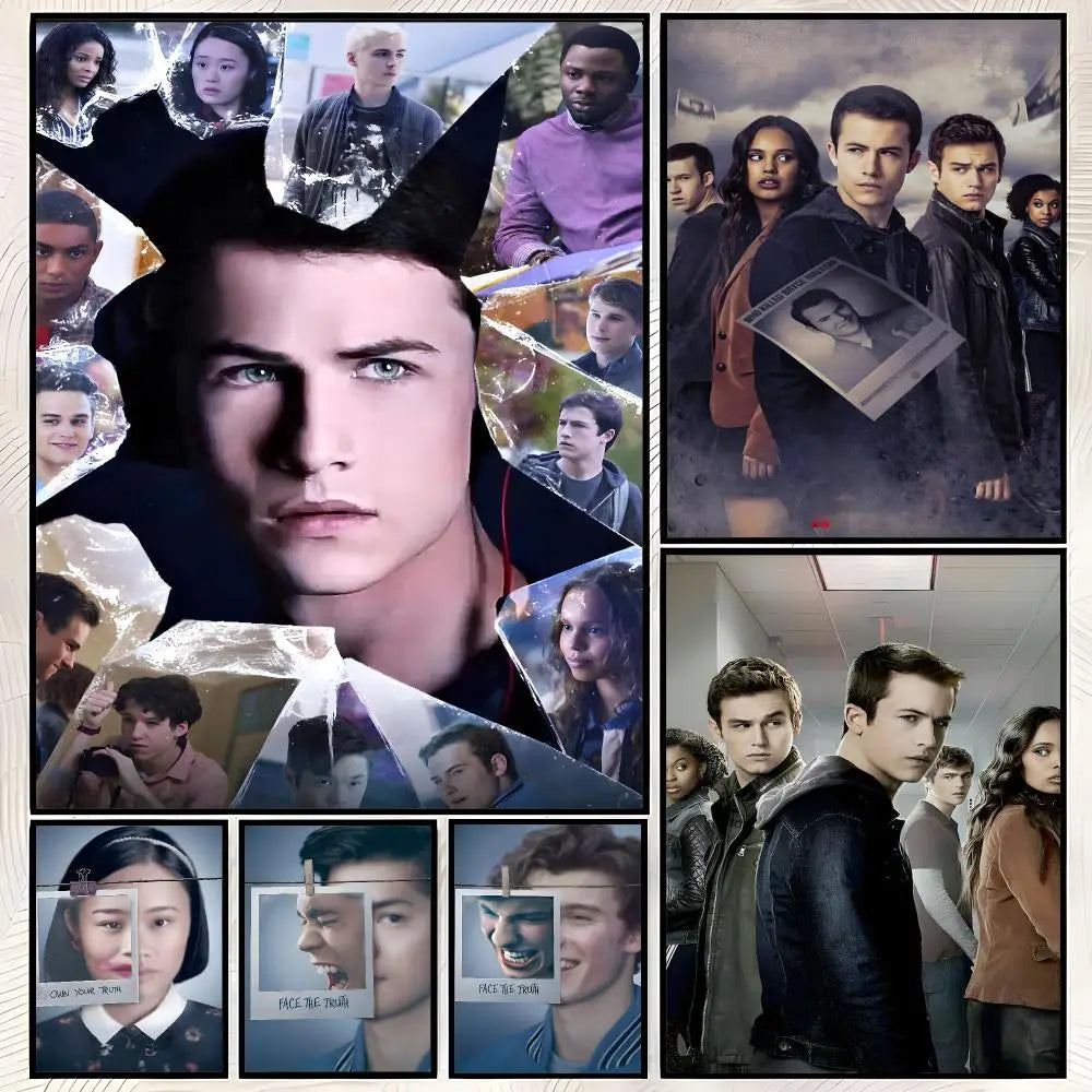 13 Reasons Why Poster – Self-Stick HD Waterproof Wall Art