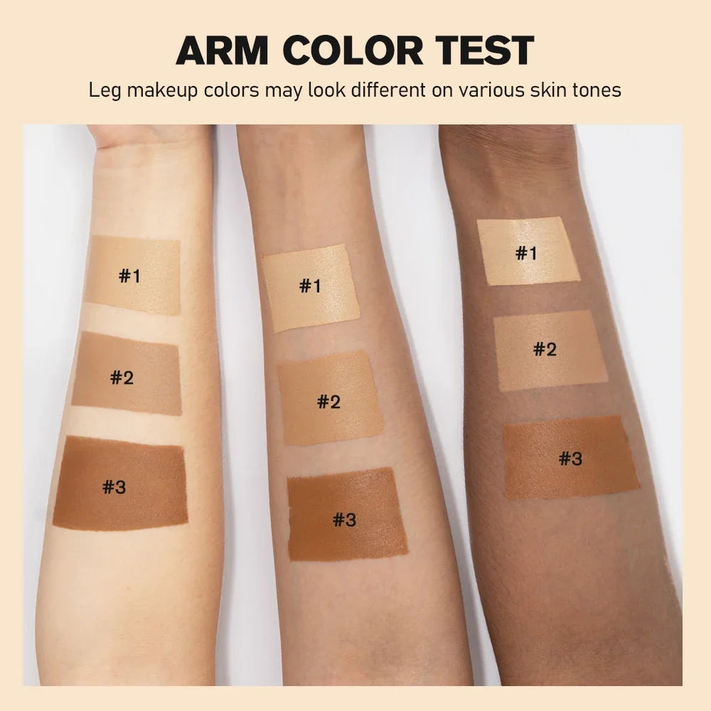 Lakerain Waterproof Leg Foundation – 3 Shades, 100ml Body Makeup