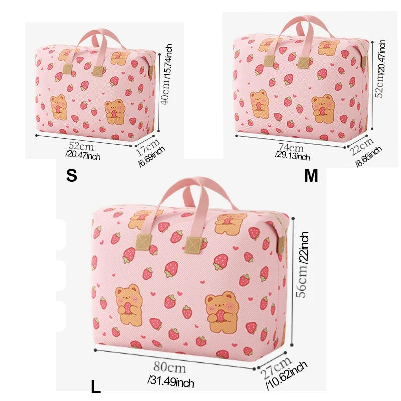 Foldable Storage Bags for Blankets, Comforters & Bedding
