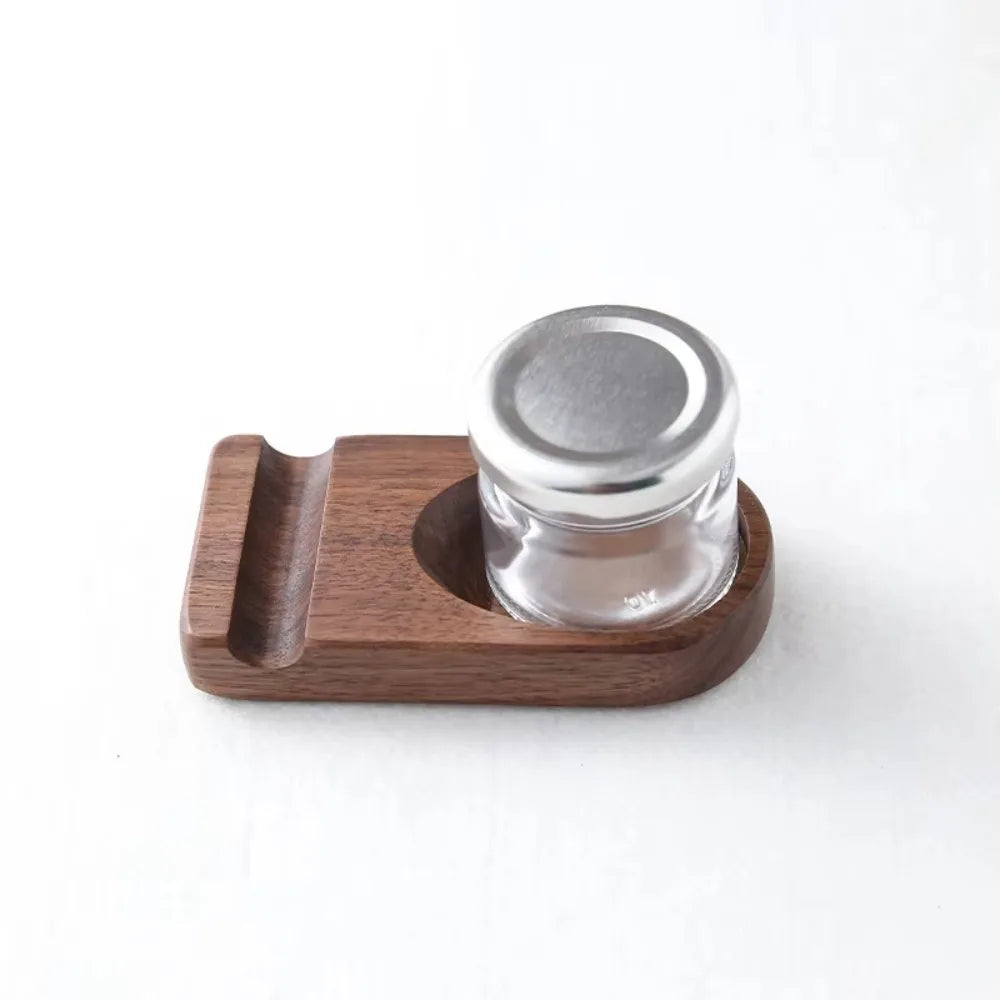 Wooden Glass Dip Pen & Ink Holder – Calligraphy Storage Set