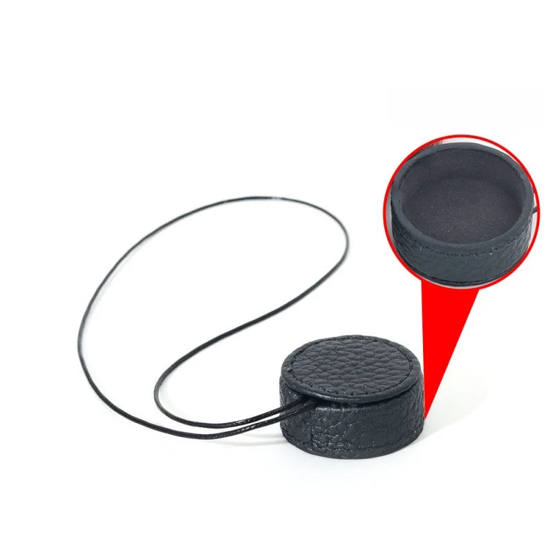 Leather Lens Cap for Instax Mini EVO | Foam Padded & Lanyard