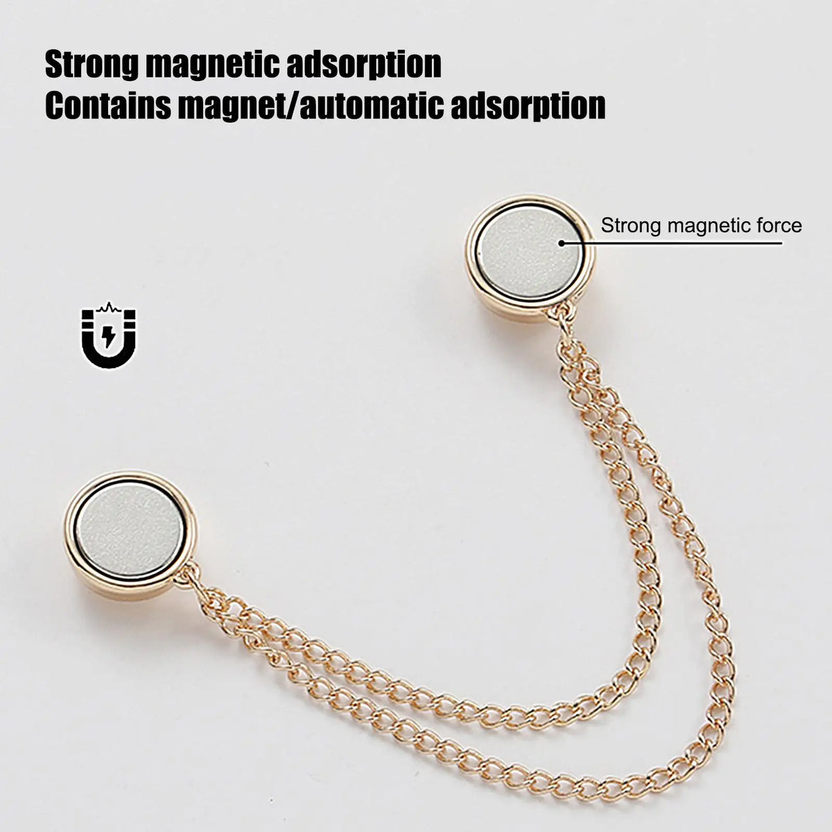Magnetic Clothing Clips – No-Sew Sleeve & Hem Adjuster Set of 4