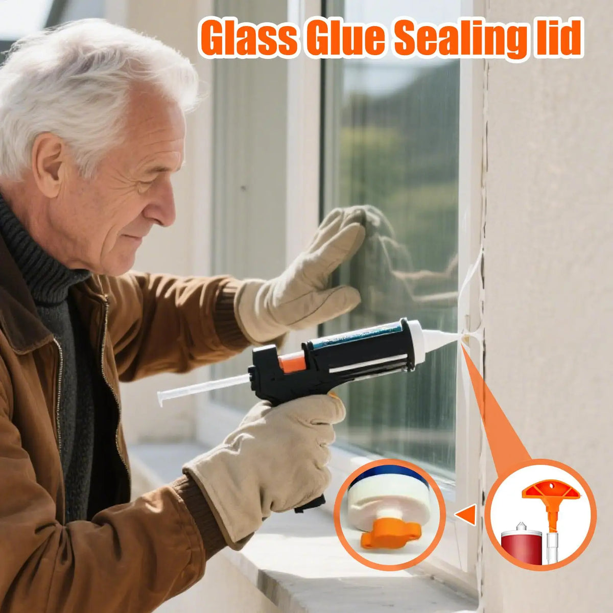 Caulking Tube Sealing Plugs Caulk Nozzle Tip Sealant Unclogger