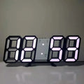 3D LED Digital Wall Clock – Alarm, Calendar & Night Light