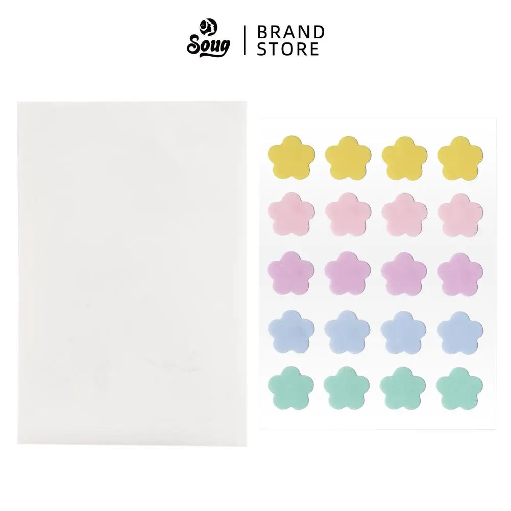 Flower-Shaped Hydrocolloid Pimple Patches – 20 or 60 Pcs