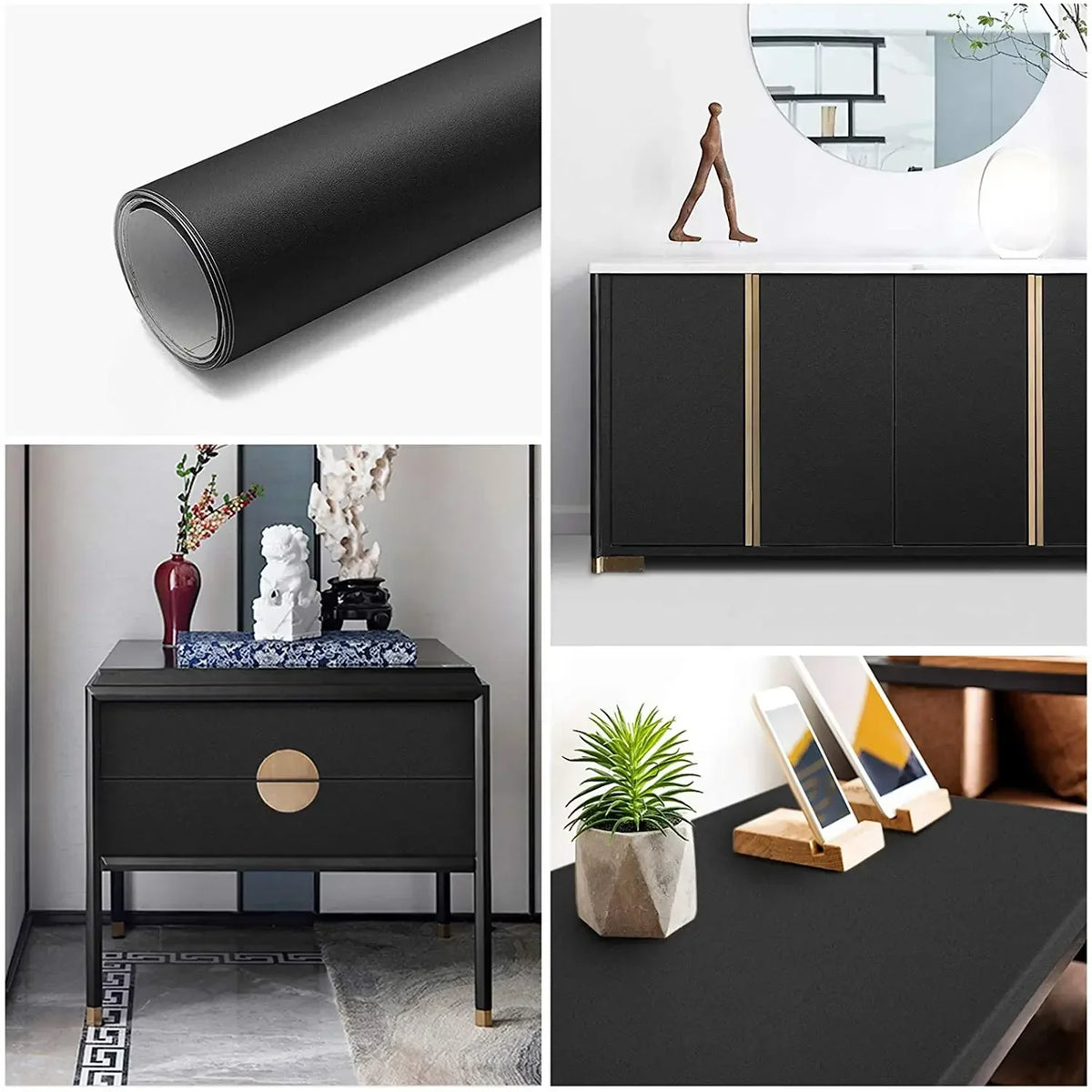55cm Matte Peel & Stick PVC Wallpaper – Self-Adhesive Wall Film