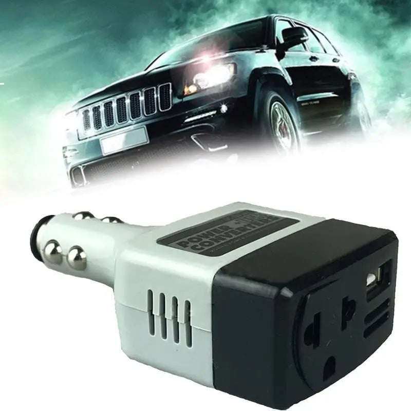 12V/24V to 220V Car Power Inverter with USB Charging Port