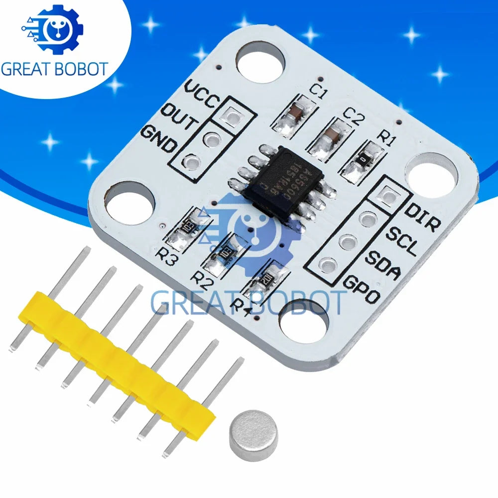 AS5600 12-Bit Magnetic Encoder Angle Sensor Module for Arduino