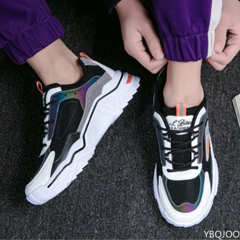 Men's Breathable Mesh Sneakers – Lightweight Casual Sports Shoes