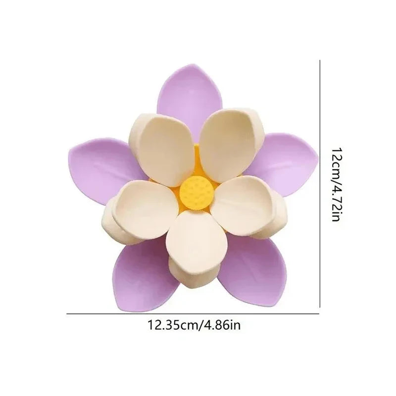 3D Lotus Shape Magnetic Snack Bag Sealer Clip Food Sealing Fridge
