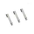 3-Pack Stainless Steel Over-the-Door Hooks | Towel & Robe Hangers