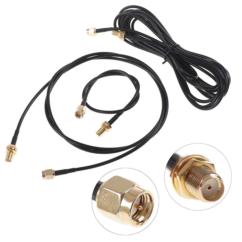 SMA Male to Female RG174 RF Coaxial WiFi Antenna Cable