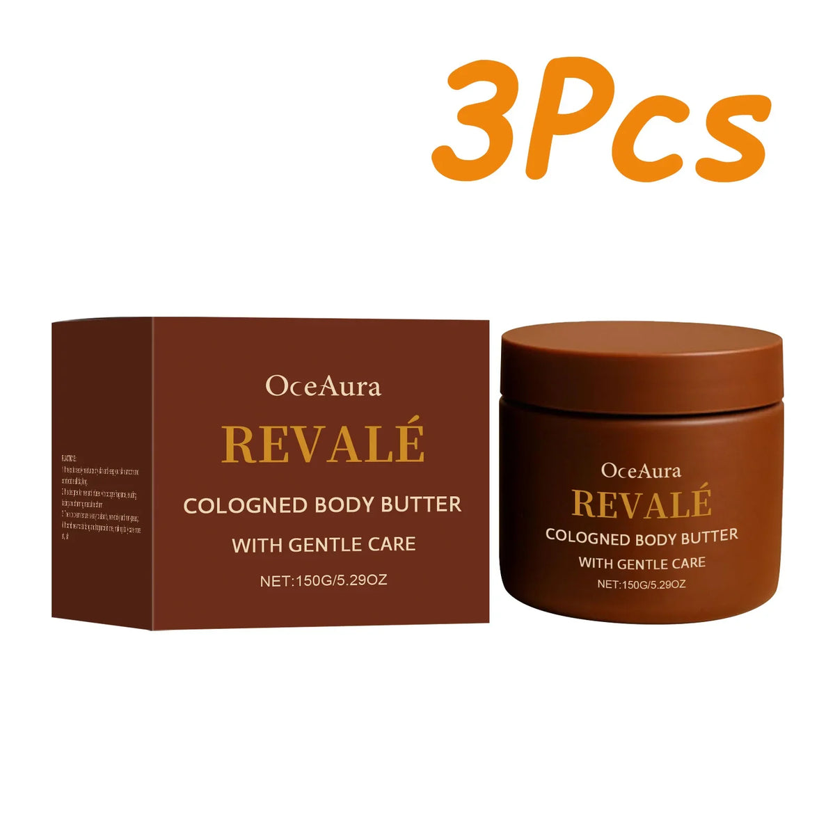 OceAura Men's Moisturizing Body Cream – Shea Butter & Sandalwood