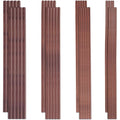 32 Pcs Walnut Dowel Rods 4 Sizes – Unfinished Wood Craft Sticks