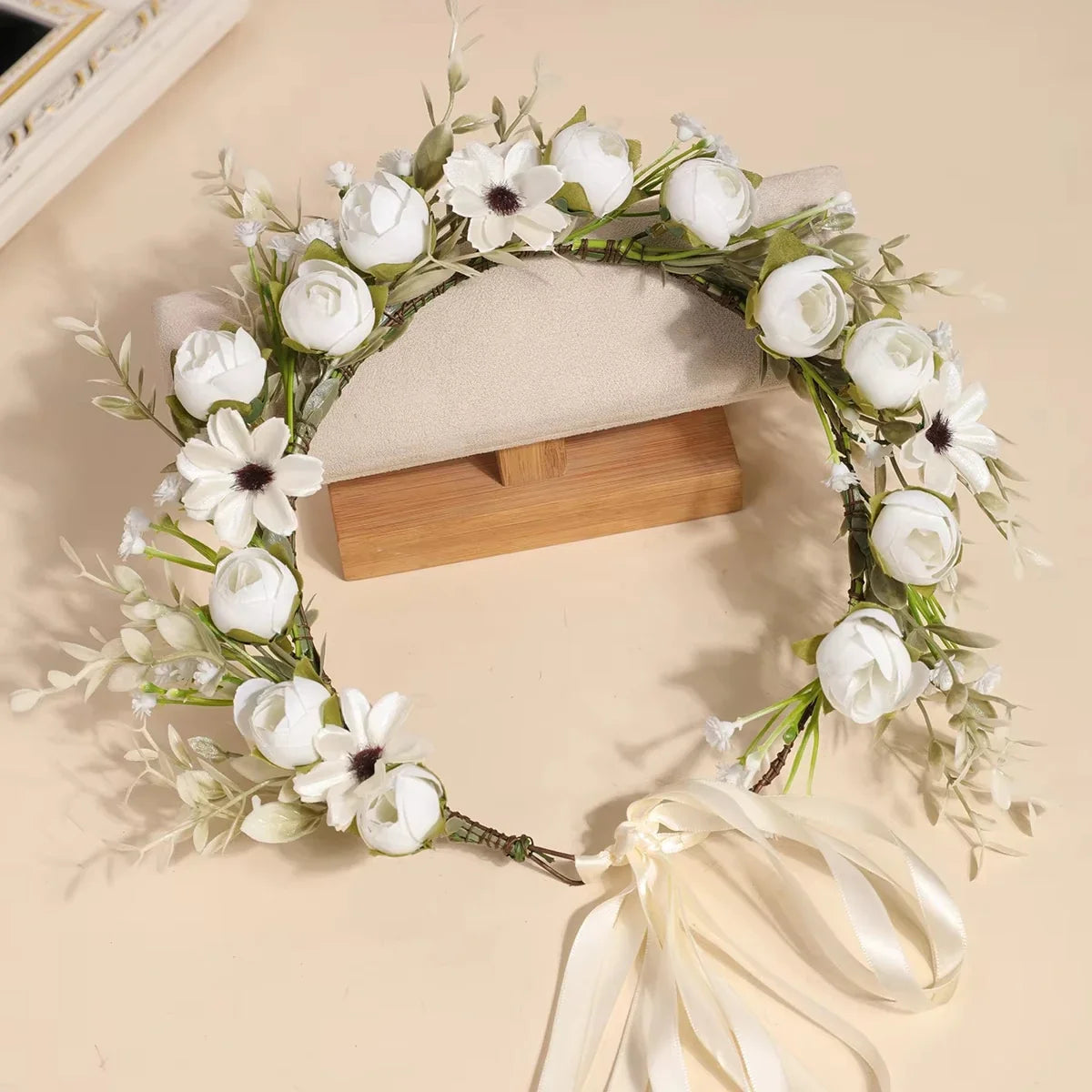 Forest Garland Bride Fairy Simulated Baby's Breath Flower Headdress