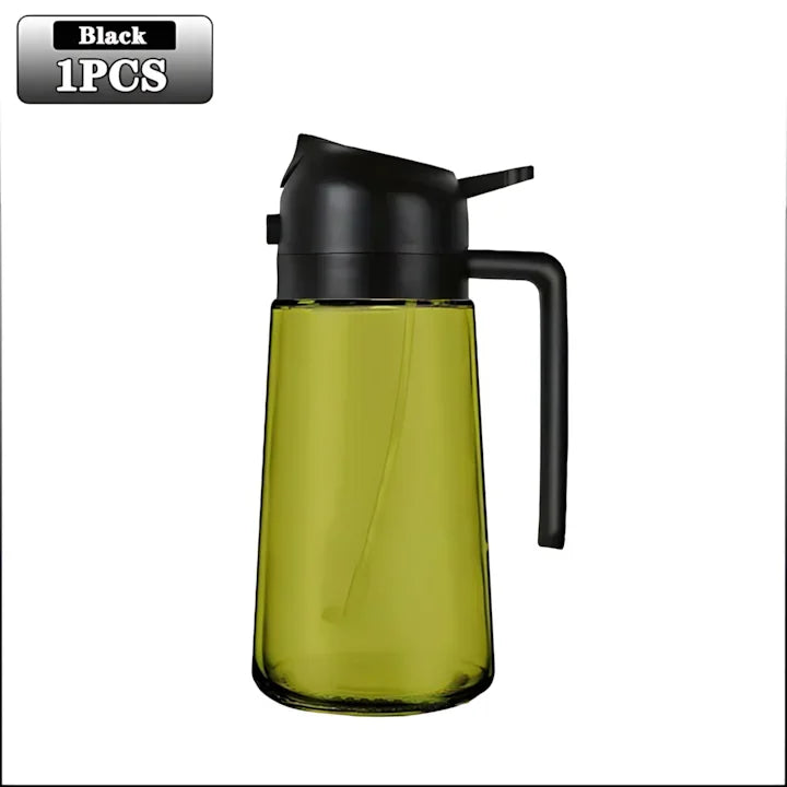 Dark Glass Olive Oil Sprayer – 500ml Lightproof Mister Bottle