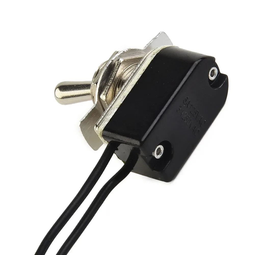 6A SPST Prewired Rocker Toggle Switch ON/OFF – 12mm Panel