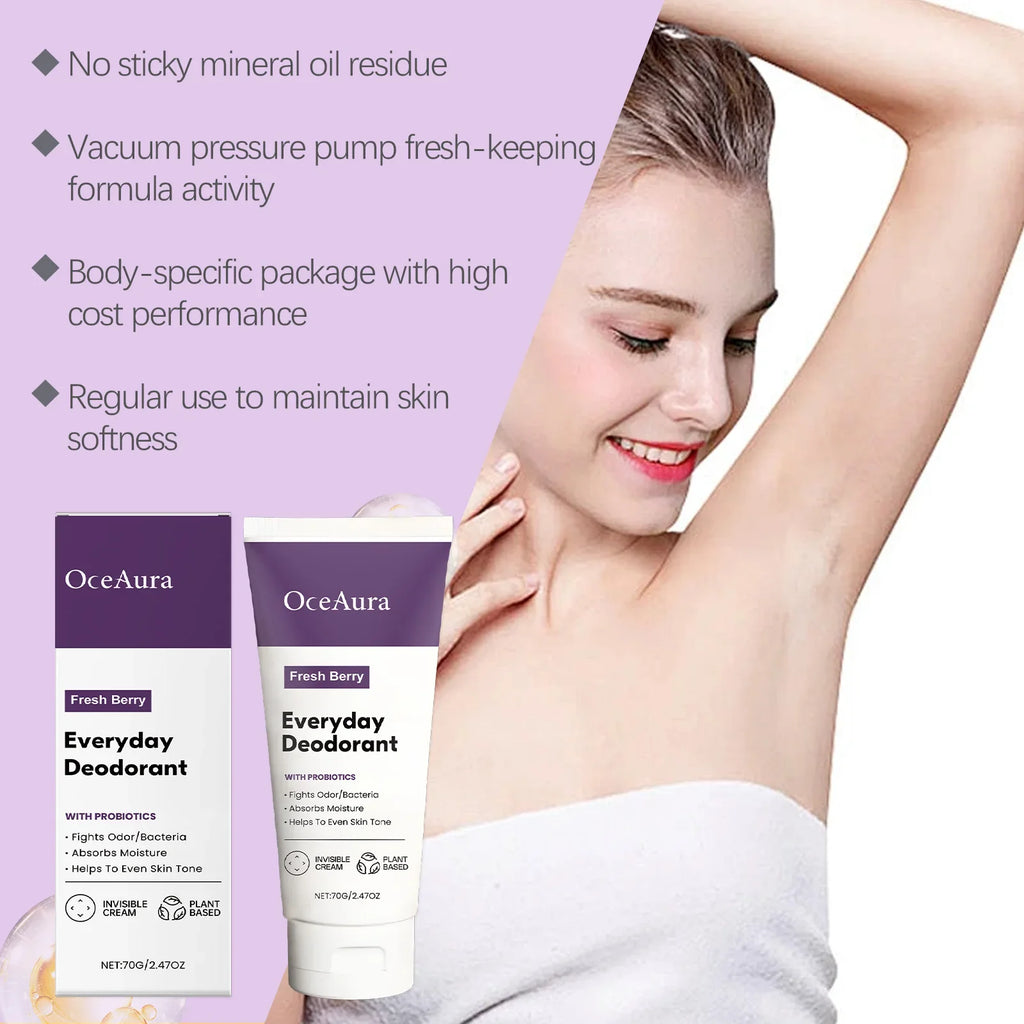 OceAura Fruity Deodorant Cream | Nourishing Underarm Body Care