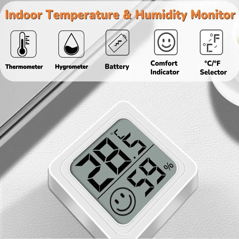 LCD Digital Thermometer Hygrometer | Indoor Temp & Humidity