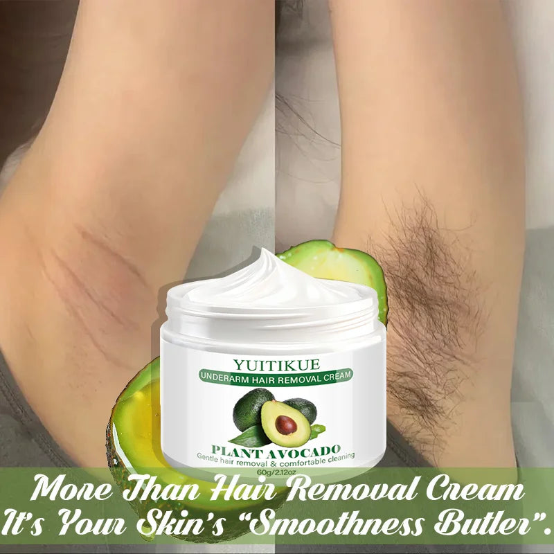 YUITIKUE Avocado Hair Removal Cream – Gentle Natural Formula