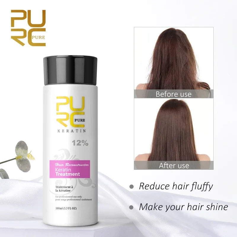 PURC Brazilian Keratin Hair Treatment – Smooth & Frizz-Free